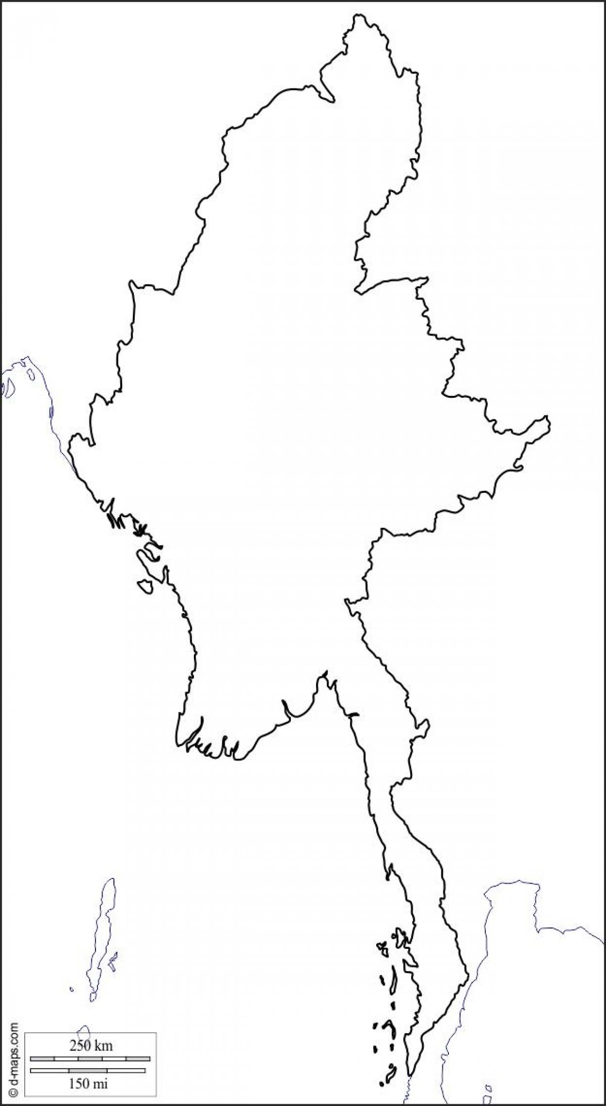 Harta Myanmar absorbtie