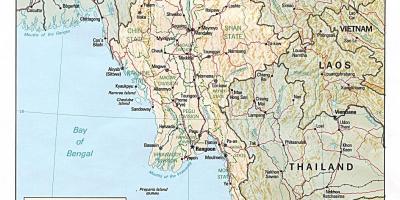Offline Myanmar hartă