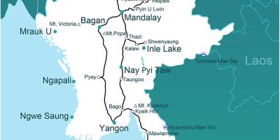 O hartă Myanmar